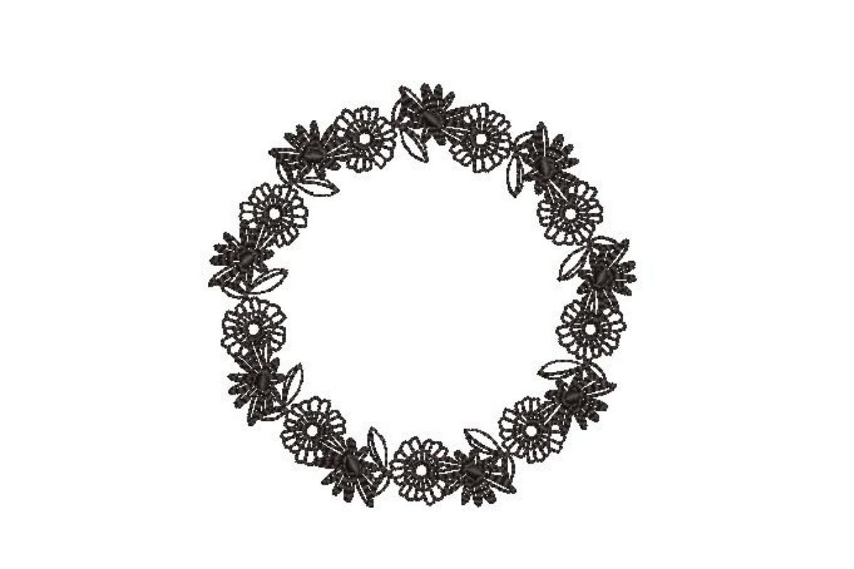 Vintage Style Round Herb Border