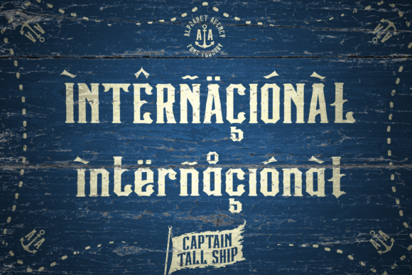 Captain Tall Ship Font - Preview 4