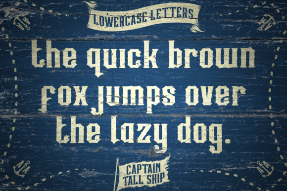 Captain Tall Ship Font - Preview 2