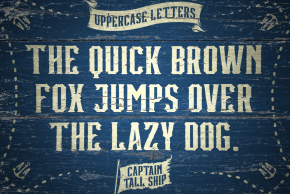 Captain Tall Ship Font - Preview 1