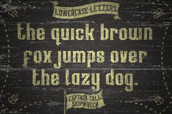Captain Tall Ship Font - Preview 6