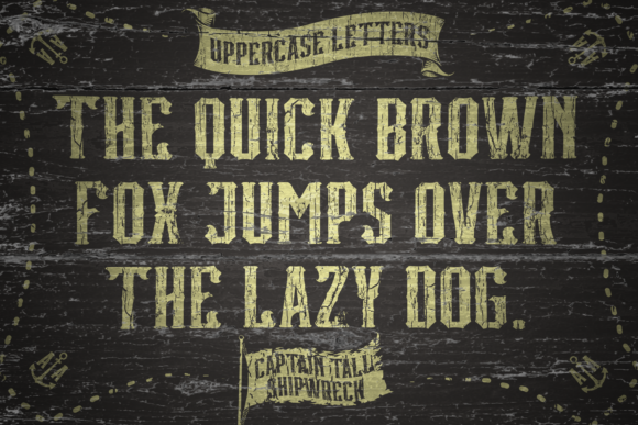 Captain Tall Ship Font - Preview 5