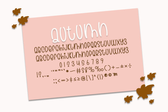 Cuties Autumn Duo Font - Preview 6