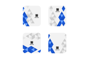 Geometric Qr Code Label Design Graphic by Muhammad Rizky Klinsman ...