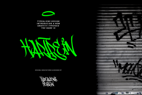 Hartrein Font font preview - 1