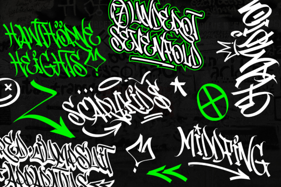 Hartrein Font font preview - 5