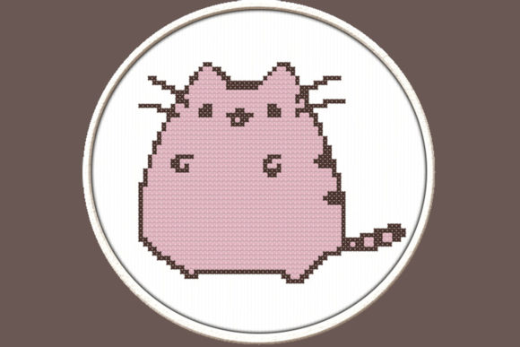 Kawaii Cat - PDF Cross Stitch Pattern