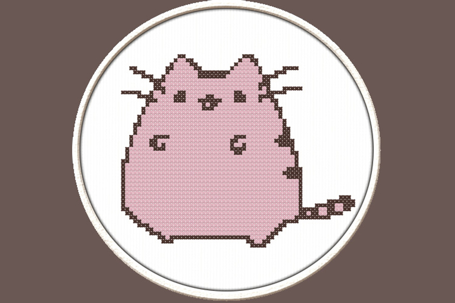 Kawaii Cat - PDF Cross Stitch Pattern