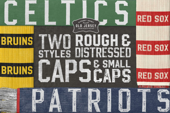 Old Jersey Font PNG with transparent background - Preview 5