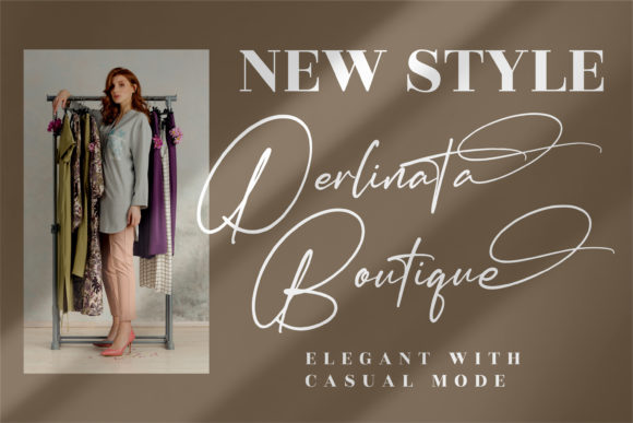 Renattha Signate Font PNG with transparent background - Preview 2