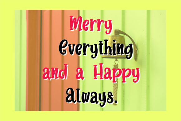 Ring Bell Font PNG with transparent background - Preview 3