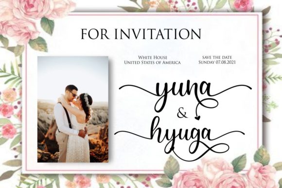 Romantic Fantasy Font PNG with transparent background - Preview 1
