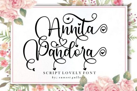 Romantic Fantasy Font PNG with transparent background - Preview 3