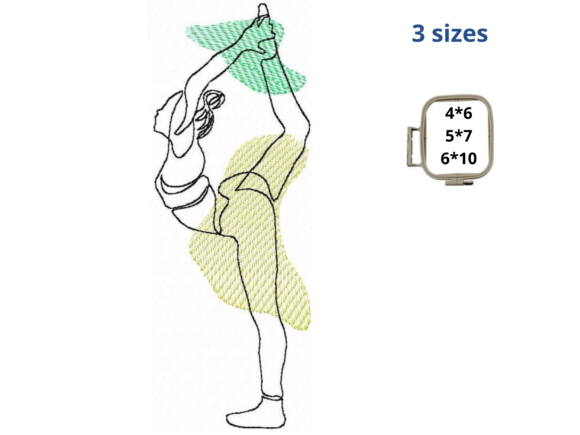 Yoga Line Art