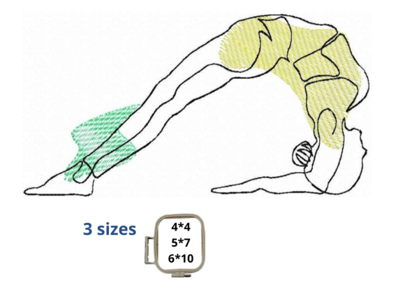 Yoga Pose Line Art