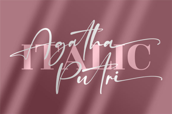 Agatha Putri Font - Preview 1