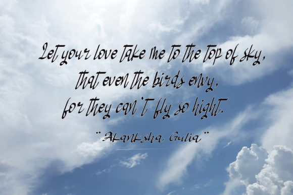 Beautiful Sky Font - Preview 4