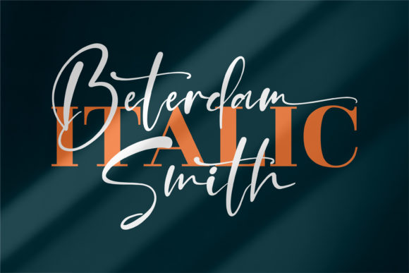 Beterdam Smith Font - Preview 1
