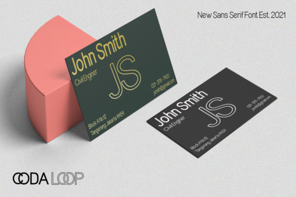 Coda Loop Font - Preview 3