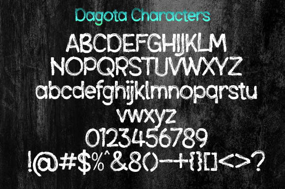 Dagota Font - Preview 3