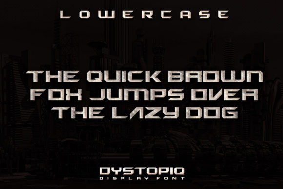 Dystopiq Font - Preview 1