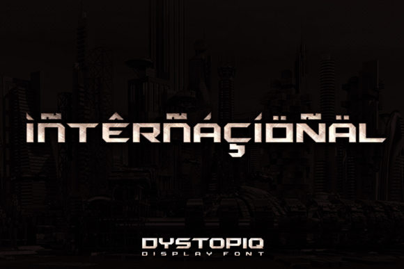 Dystopiq Font - Preview 2