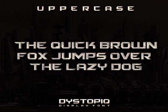 Dystopiq Font - Preview 4