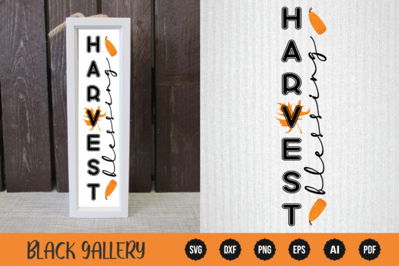 Fall Porch Sign SVG - Harvest