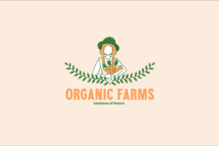 Farmer Logo Vintage Vector Illustration