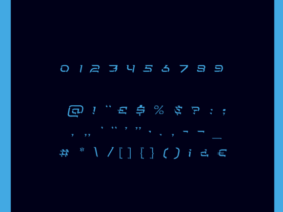 Gamerica Font PNG with transparent background - Preview 2