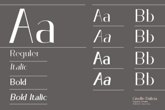 Giselle Dalicia Font - Preview 1