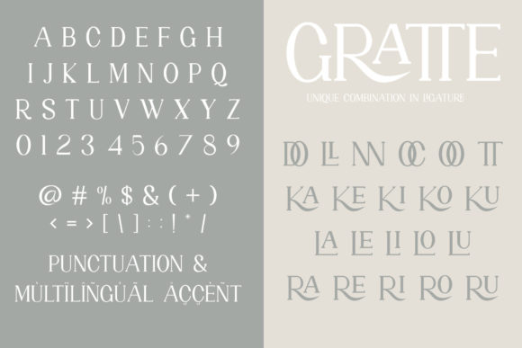 Gratte Font PNG with transparent background - Preview 5