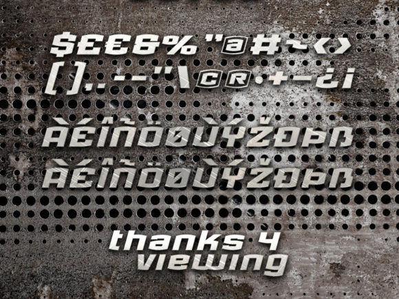 Insurgence Font - Preview 3