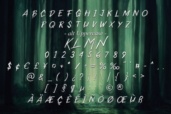 Killers Font PNG with transparent background - Preview 3