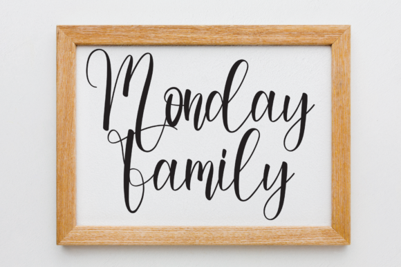 Melody Vintage Font PNG with transparent background - Preview 3