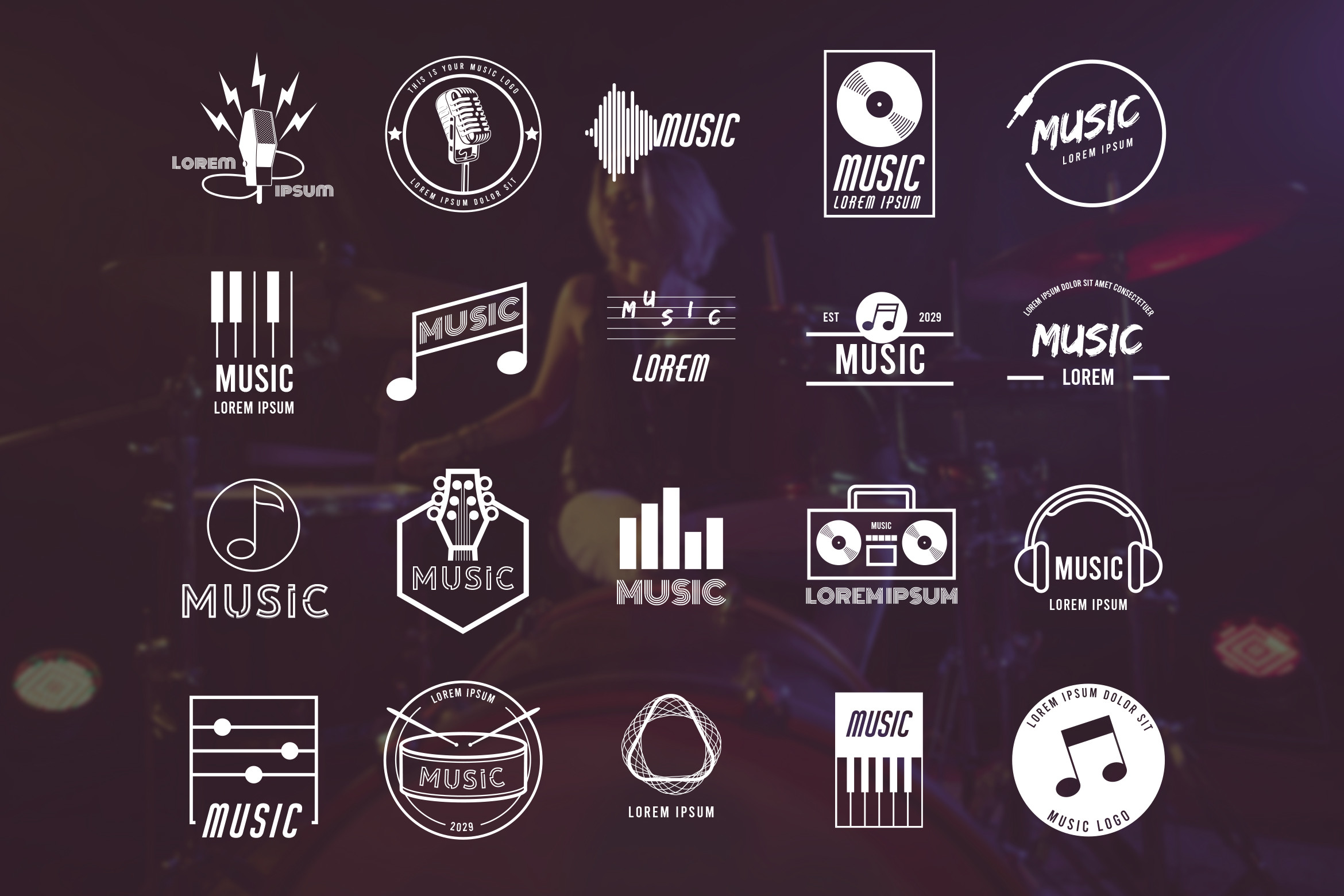 Music Logo Set