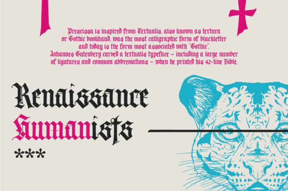 Prescissa Font PNG with transparent background - Preview 1