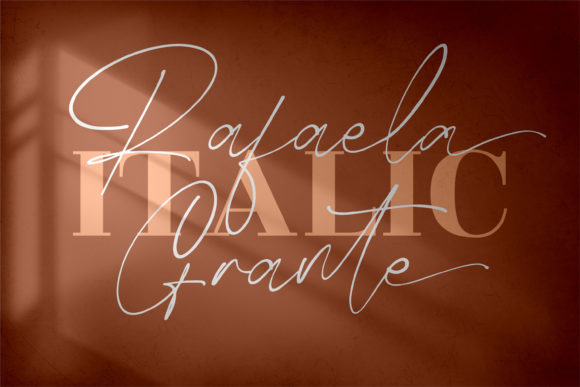Rafaela Grante Font PNG with transparent background - Preview 1