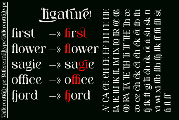 Sefara Font PNG with transparent background - Preview 5