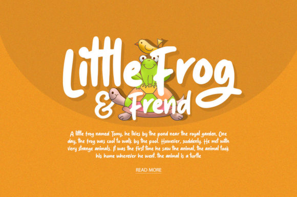 Slime Yogurt Font PNG with transparent background - Preview 1