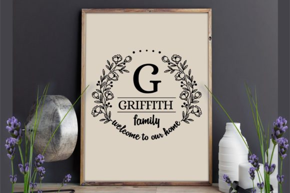 Family Name Monogram SVG Bundle Bundle · Creative Fabrica