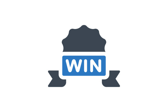 Win Badge Icon Graphic by Symbolic Language · Creative Fabrica