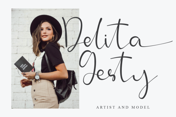 Anilley Melia Font - Preview 1