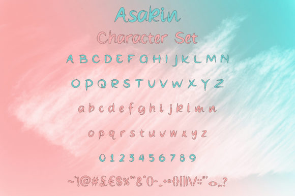Asakin Font - Preview 3