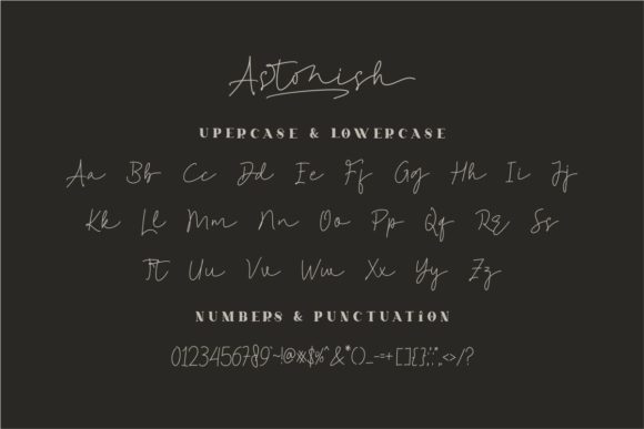 Astonish Font - Preview 1