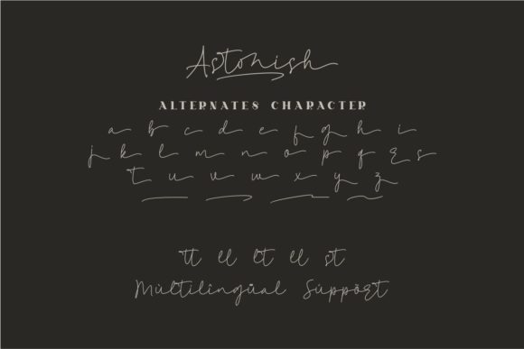 Astonish Font - Preview 2