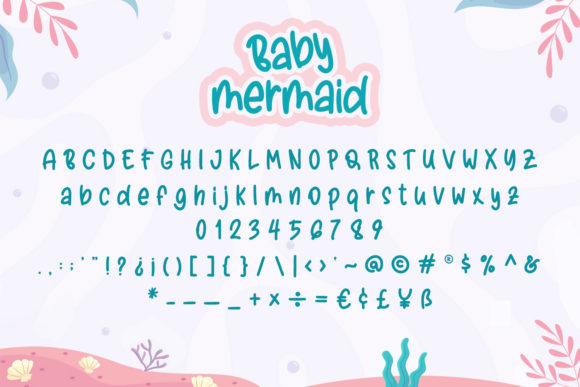 Baby Mermaid Font - Preview 5