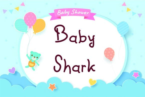 Boba Baby Font PNG with transparent background - Preview 1