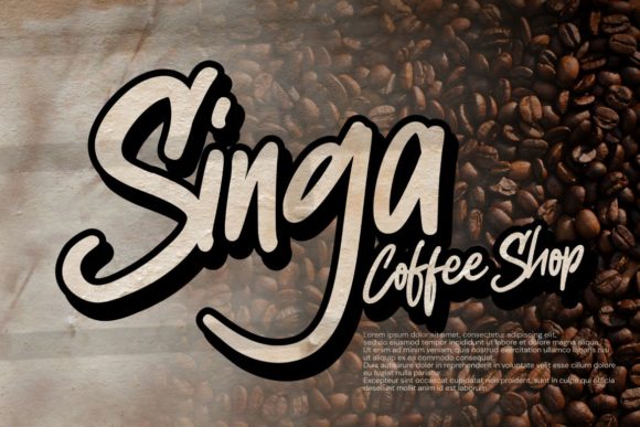 Chocolate Breads Font - Preview 3