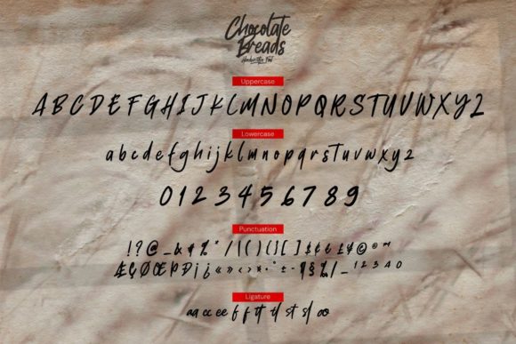 Chocolate Breads Font - Preview 4